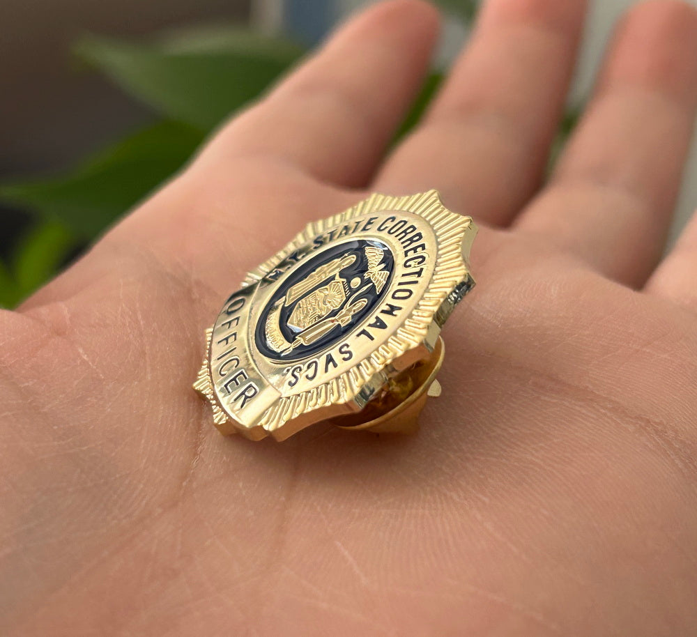 NYS New York State Correctional Services Officer Lapel Pin