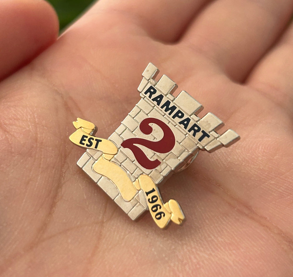 LAPD Los Angeles Police RAMPART Division Patrol Area #2 Lapel Pin