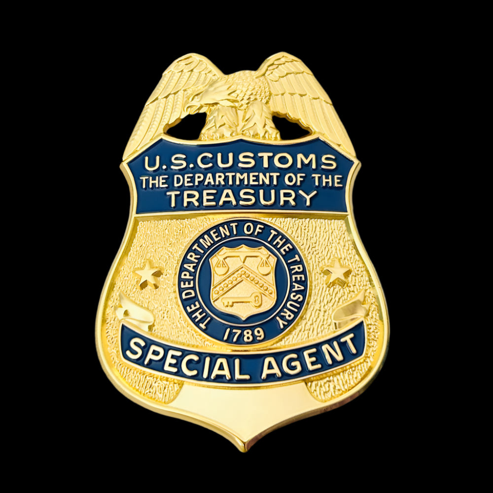 U.S. Customs Treasury Special Agent Badge MUSEUM QUALITY