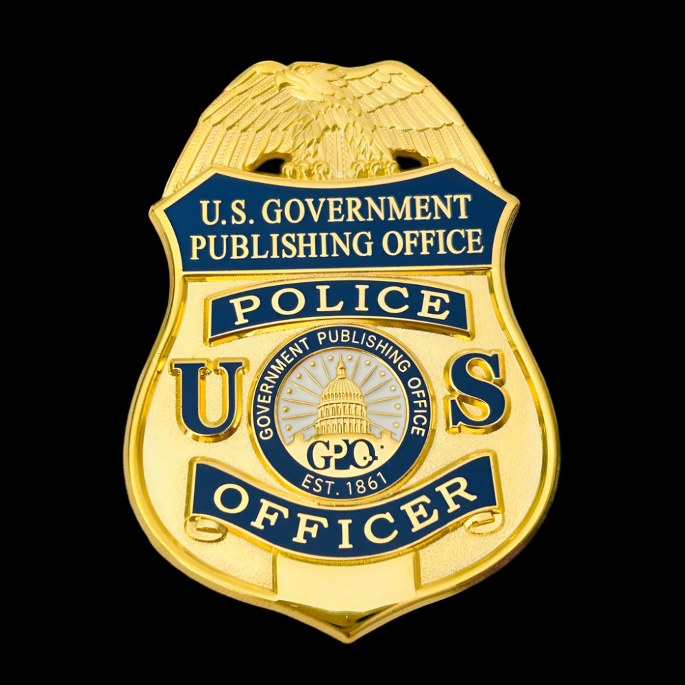 US GPO Officer Government Publishing Office Police Badge