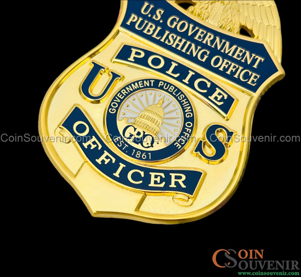 US GPO Officer Government Publishing Office Police Badge