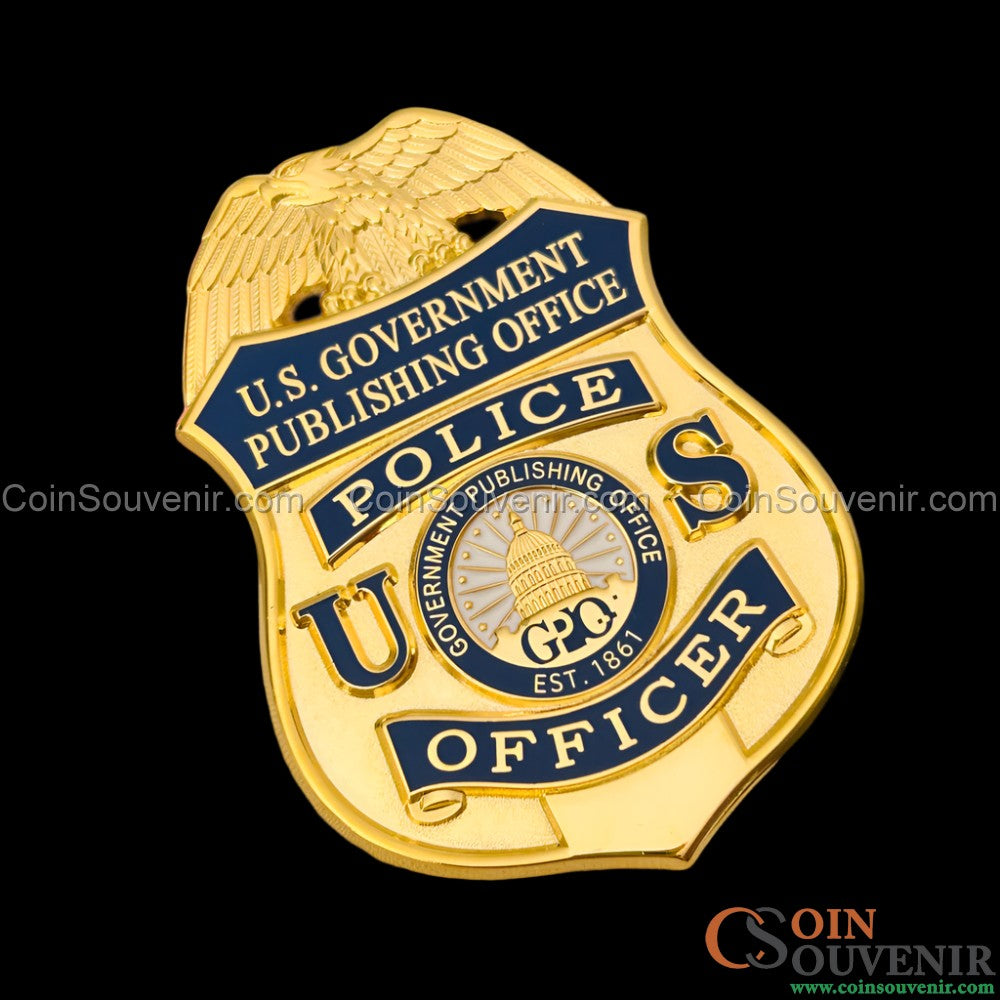 US GPO Officer Government Publishing Office Police Badge
