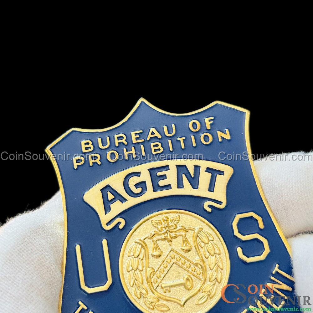 Rare Bureau of Prohibition Agent U.S. Treasury Badge and Wallet