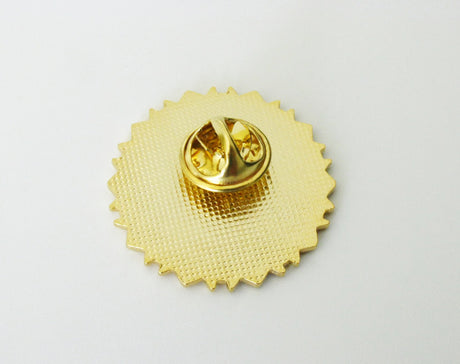 US FBI Mini Badge Solid Copper Brooch Lapel Pin Replica Movie Props