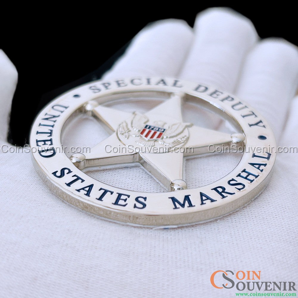 US Marshal Special Deputy USMS Flat Badge For Shadow Box