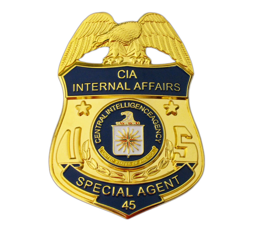 5 CIA U.S. Central Intelligence Agency Badges Set