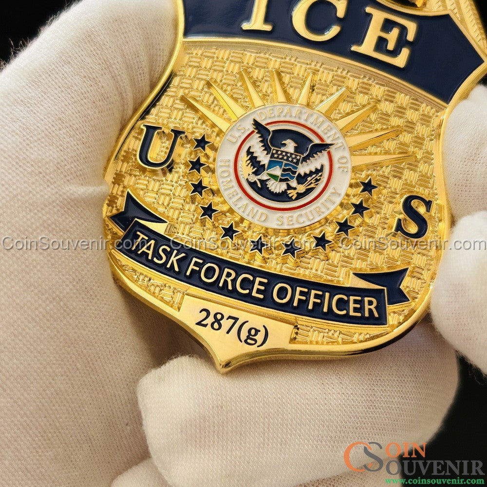 US ICE TFO Task Force Officer Badge 287(g)