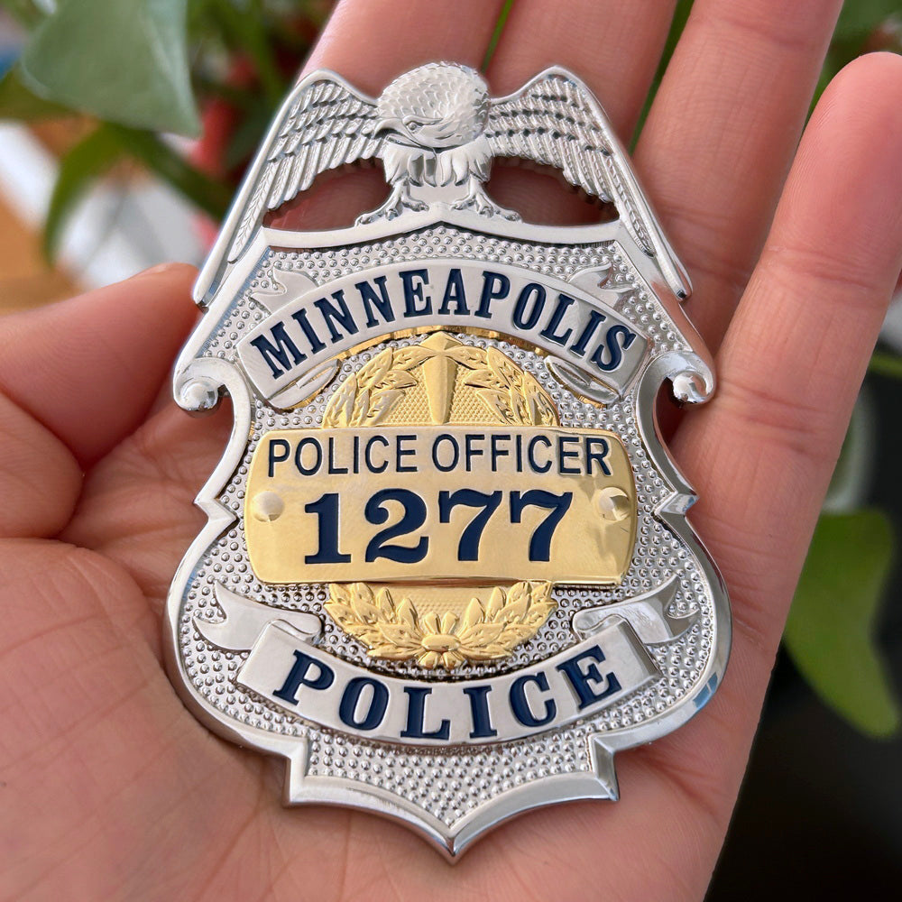 US MPD Minneapolis Police Officer Badge #1277