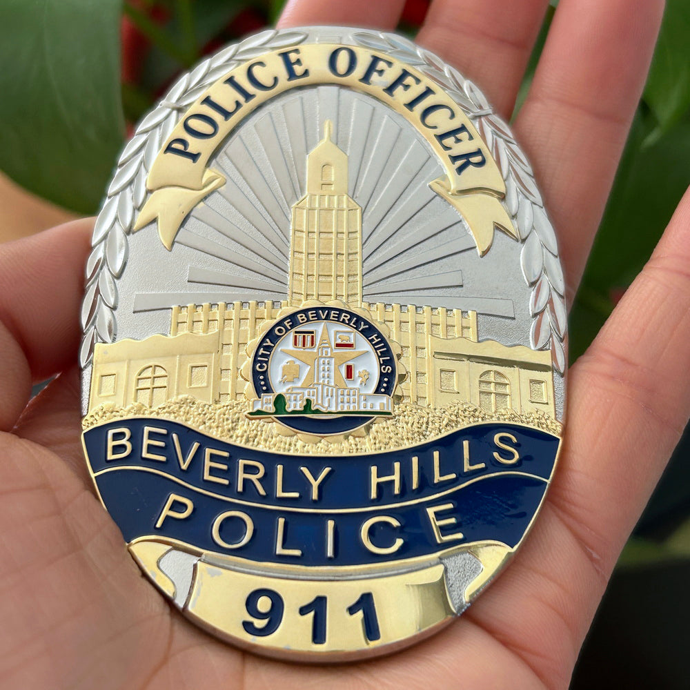 BHPD Beverly Hills Police Officer Badge #911
