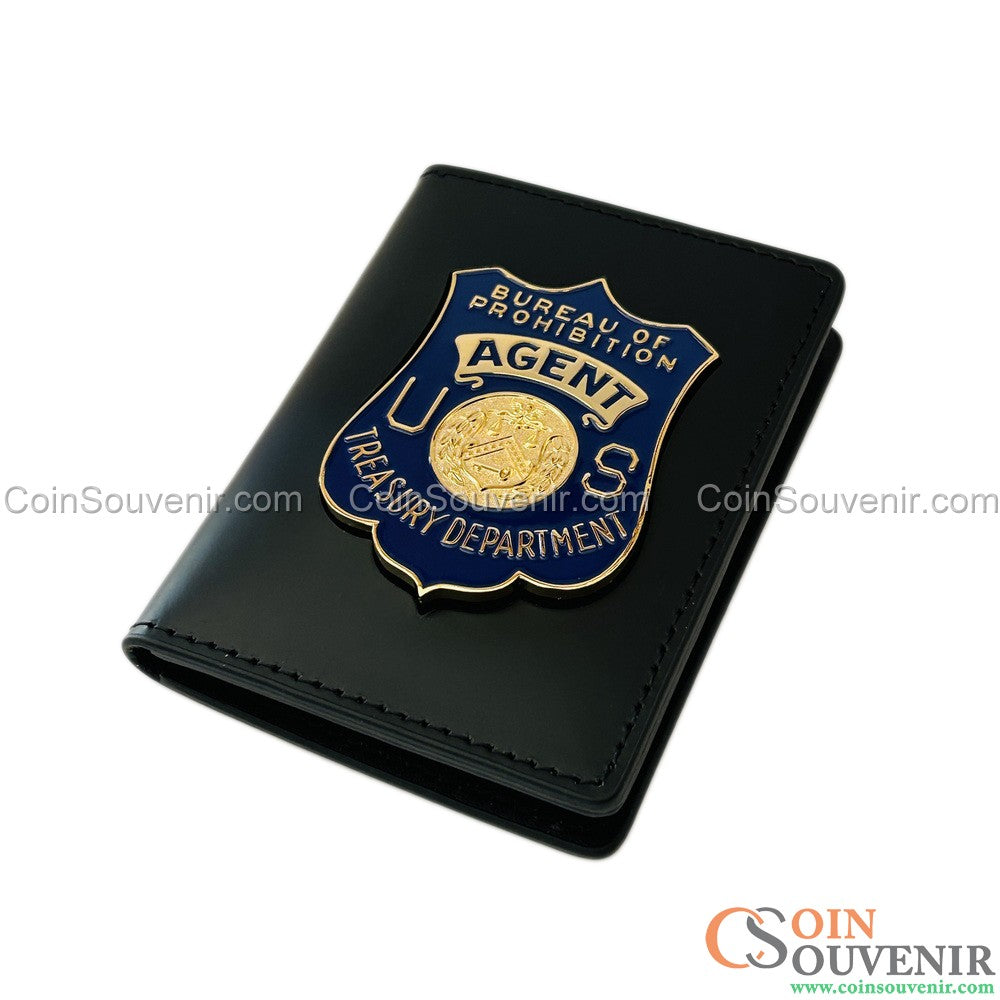 Rare Bureau of Prohibition Agent U.S. Treasury Badge and Wallet
