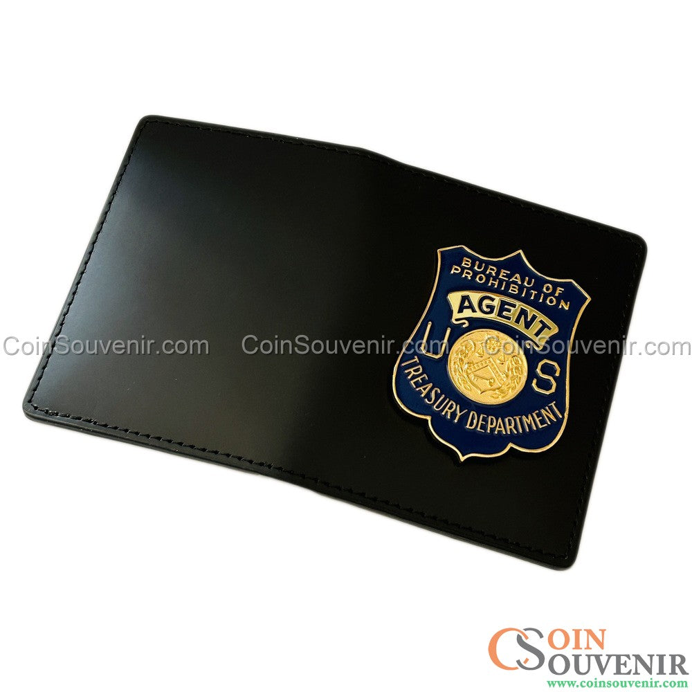 Rare Bureau of Prohibition Agent U.S. Treasury Badge and Wallet