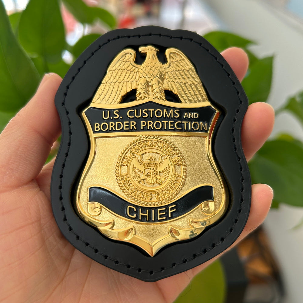 US CBP Chief Customs and Border Protection Badge Replica Movie Props