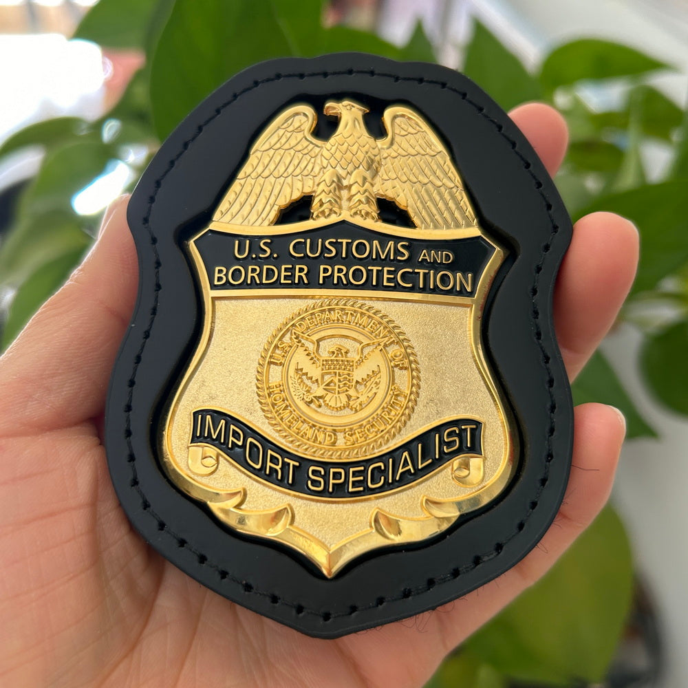 US CBP Import Specialist Customs and Border Protection Badge Replica Movie Props