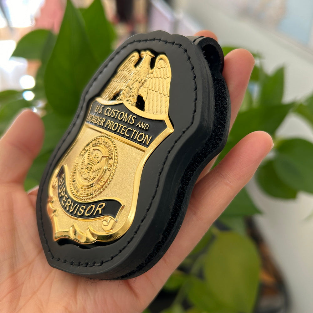 US CBP Supervisor Customs and Border Protection Badge Solid Copper Replica Movie Props