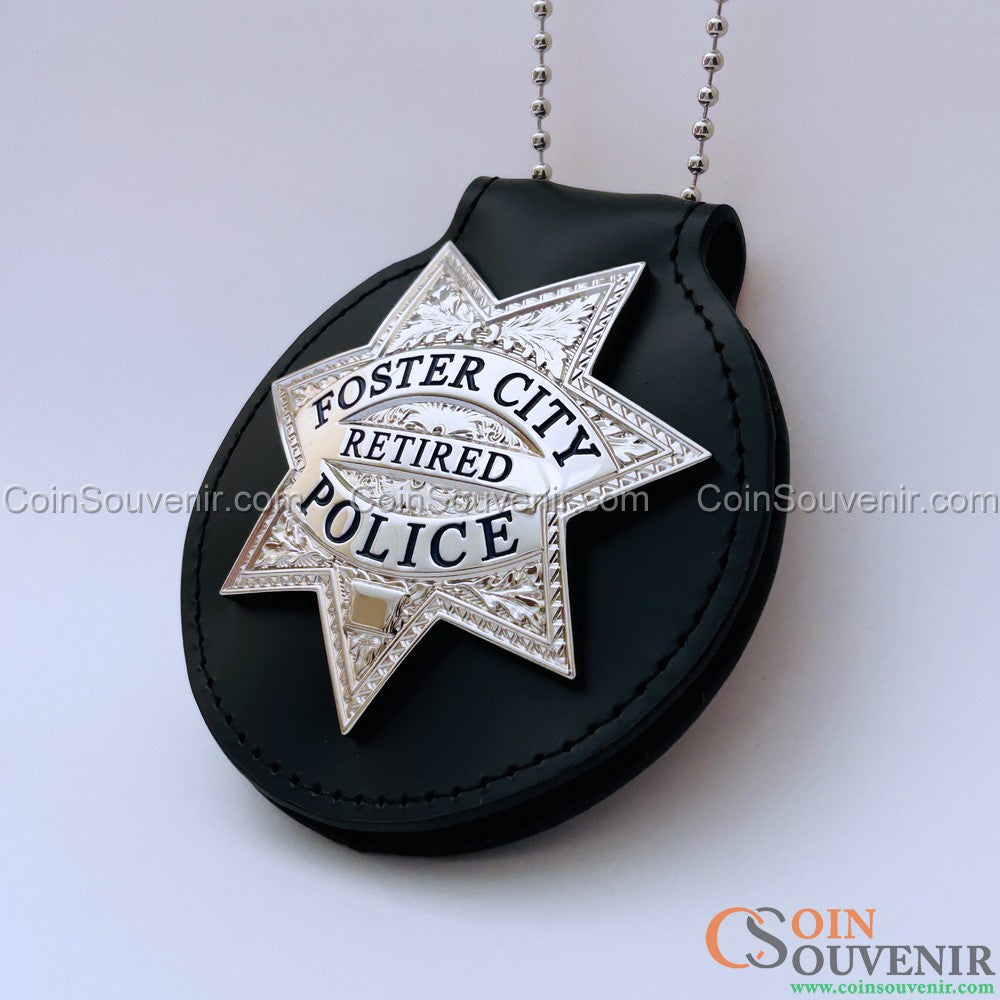 FCPD Foster City Police Retired Star Badge