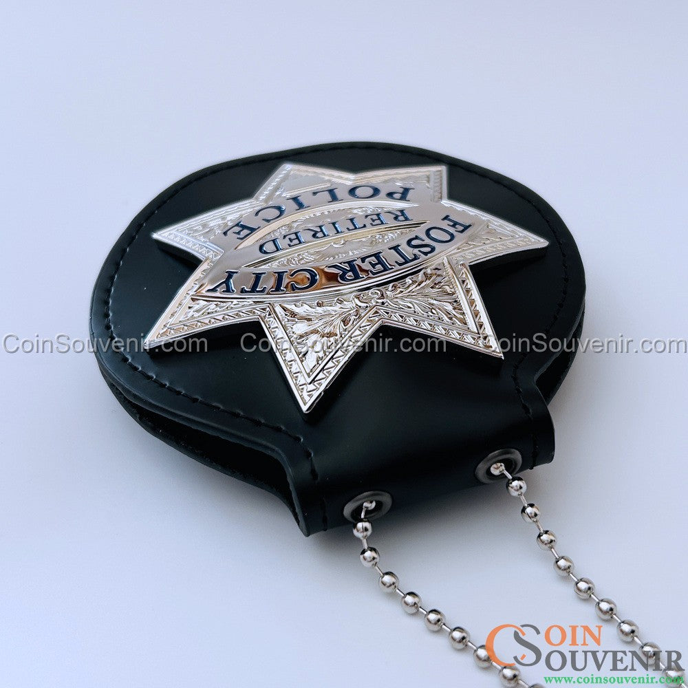 FCPD Foster City Police Retired Star Badge
