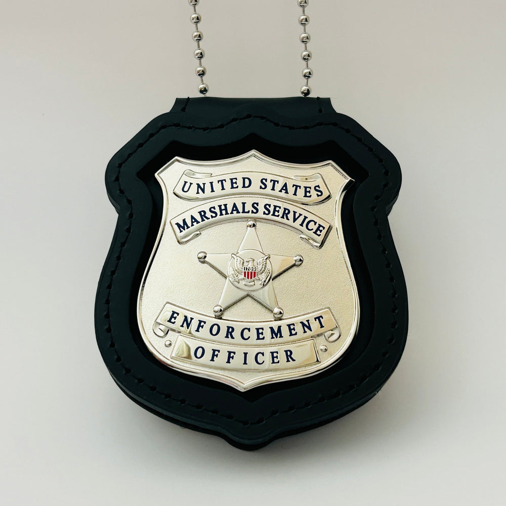 USMS Enforcement Officer US Marshals Service Badge Silver