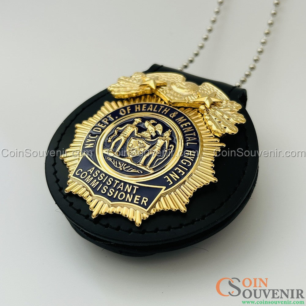 NYC DOHMH Assistant Commissioner 2 Star Badge Dept of Health & Mental Hygiene
