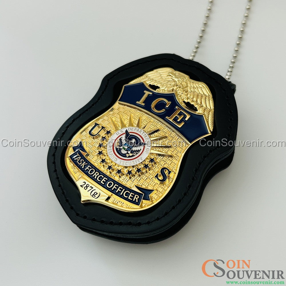US ICE TFO Task Force Officer Badge 287(g)