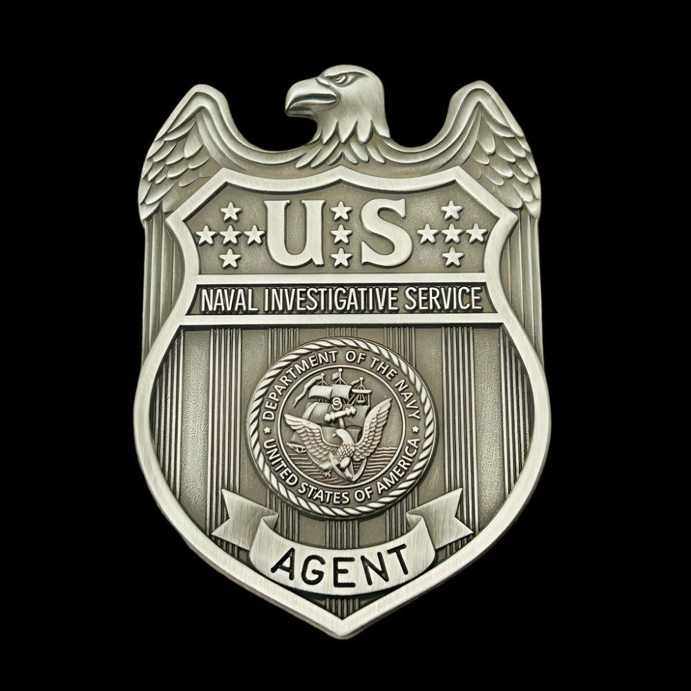 US NIS 1980s Naval Investigative Service Agent Badge Museum Quality