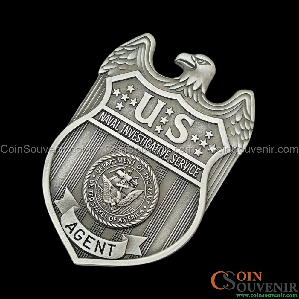 US NIS 1980s Naval Investigative Service Agent Badge Museum Quality