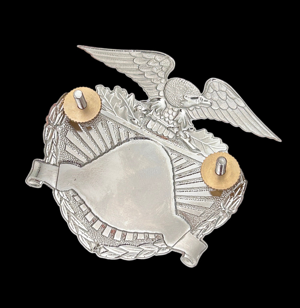 LAPD Los Angeles Police Officer Cap Badge Hat Insignia Replica Movie Props