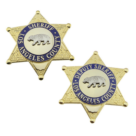 LASD Los Angeles County Sheriff/Deputy Sheriff Bear Badge Replica Cosplay Movie Props (Multi-Option)