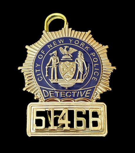 NYPD Detective Danny Reagan #51466 Blue Bloods TV Prop New York Police Shield Badge
