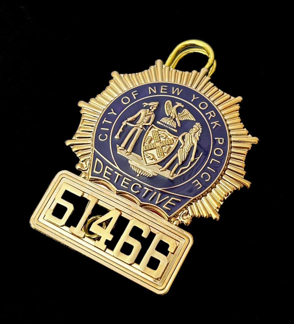 NYPD Detective Danny Reagan #51466 Blue Bloods TV Prop New York Police Shield Badge