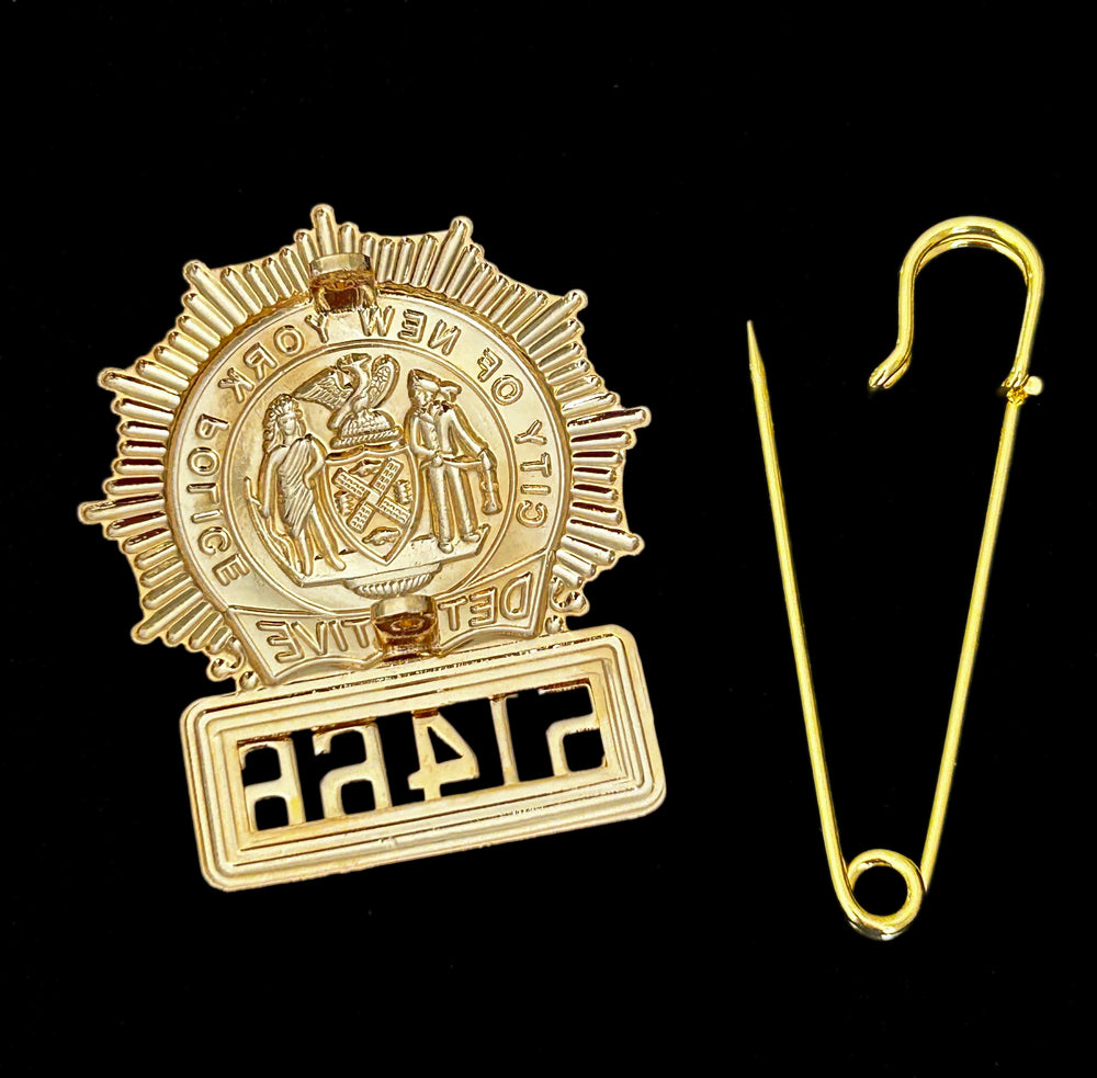 NYPD Detective Danny Reagan #51466 Blue Bloods TV Prop New York Police Shield Badge