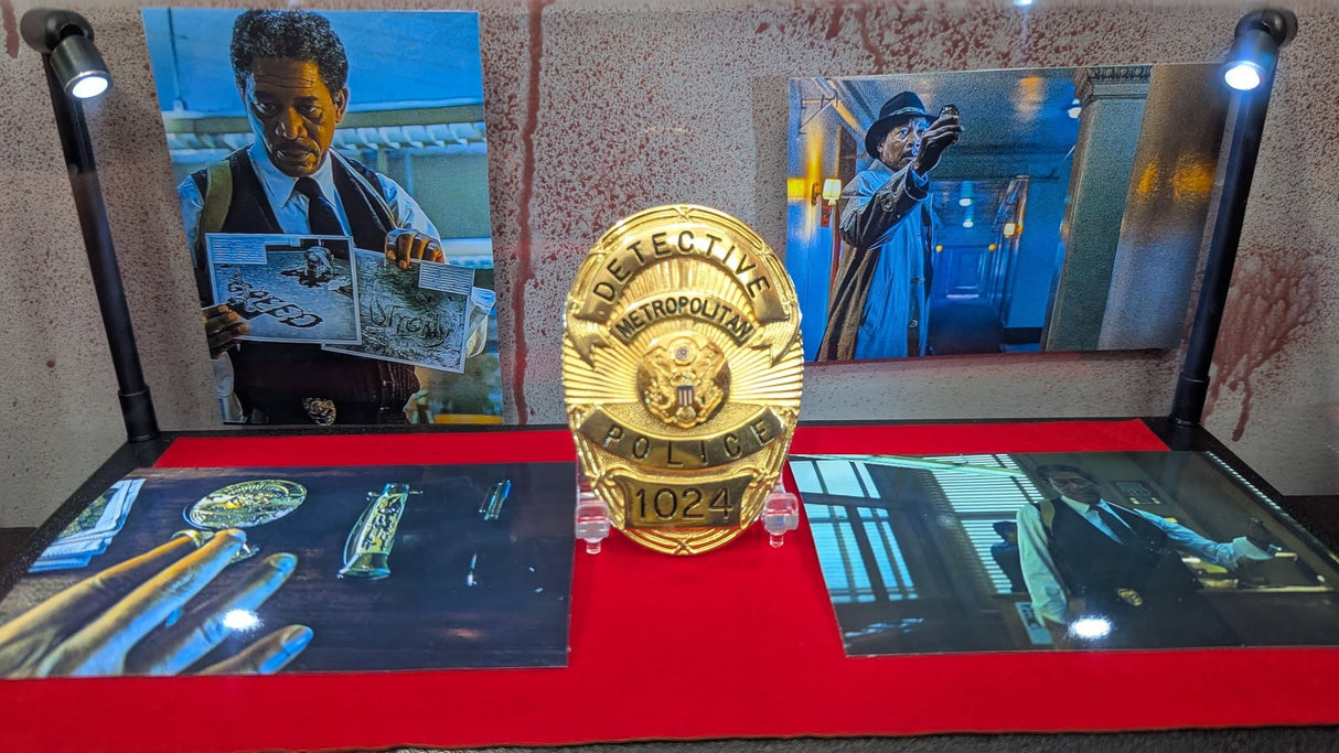 Se7en Detective William Somerset's Badge Metropolitan Police Movie Prop