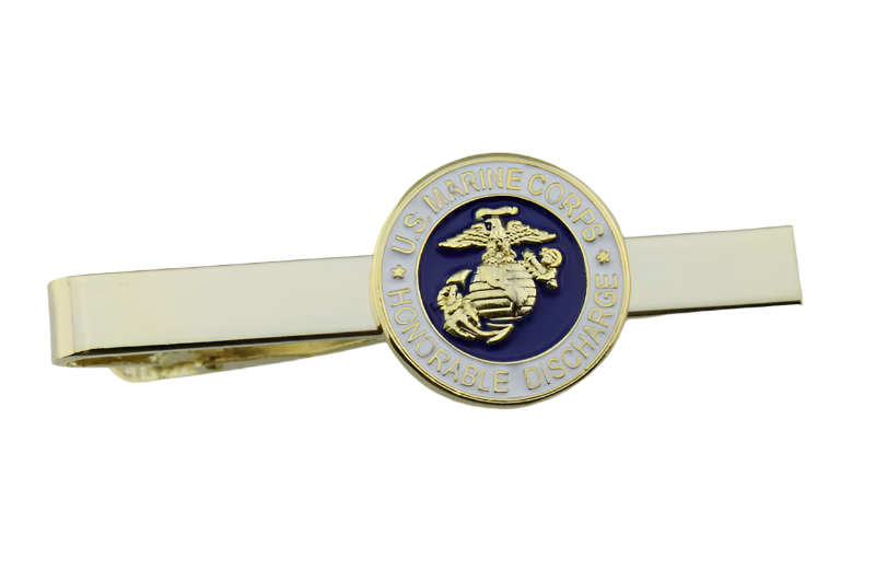 USMC US Marine Corps Honorable Discharge Tie Clip
