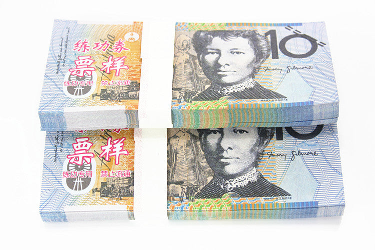 Australian Dollar AUD Banknotes Paper Play Money Movie Props