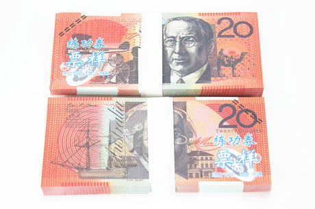 Australian Dollar AUD Banknotes Paper Play Money Movie Props