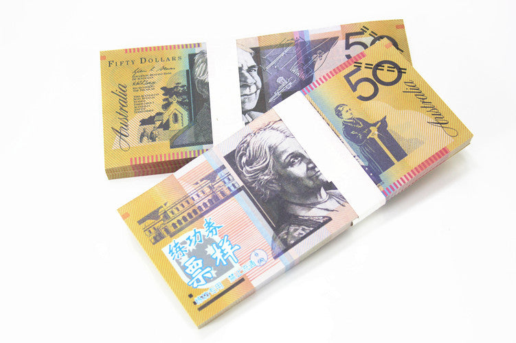 Australian Dollar AUD Banknotes Paper Play Money Movie Props