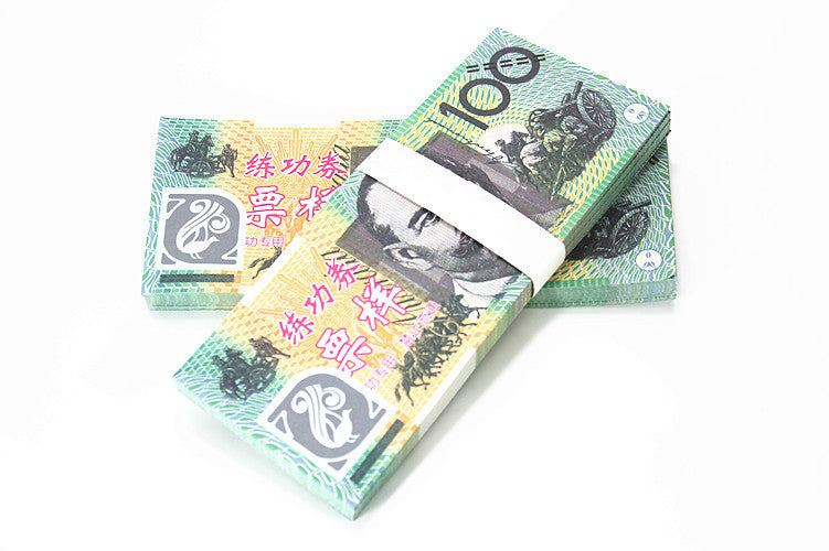 Australian Dollar AUD Banknotes Paper Play Money Movie Props