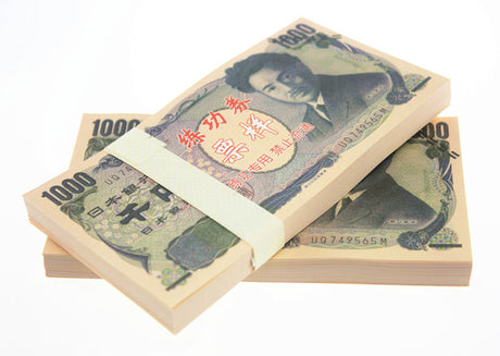 Japanese Yen JPY Banknotes Paper Play Money Movie Props