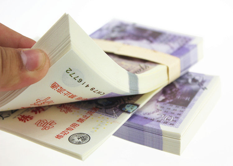 GBP Pound Banknotes Paper Play Money Movie Props