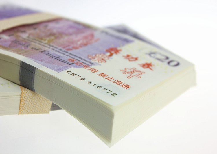 GBP Pound Banknotes Paper Play Money Movie Props