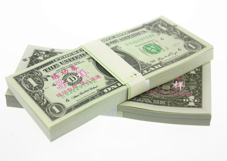 US Dollar Banknotes Paper Play Money Movie Props