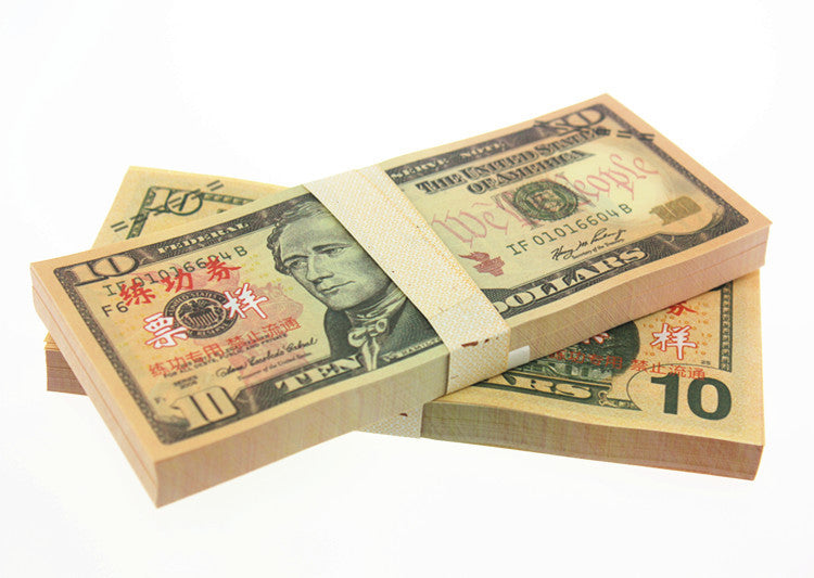 US Dollar Banknotes Paper Play Money Movie Props