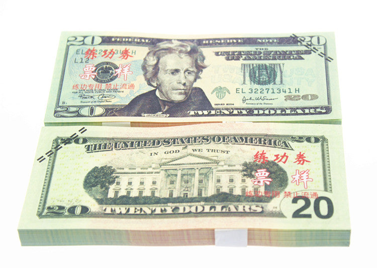 US Dollar Banknotes Paper Play Money Movie Props
