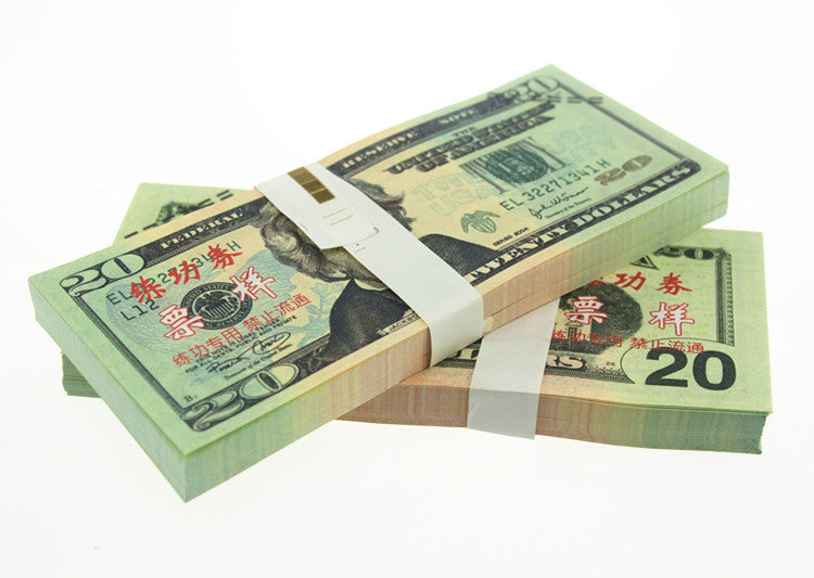 US Dollar Banknotes Paper Play Money Movie Props