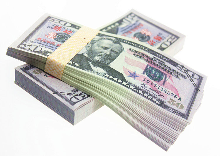 US Dollar Banknotes Paper Play Money Movie Props