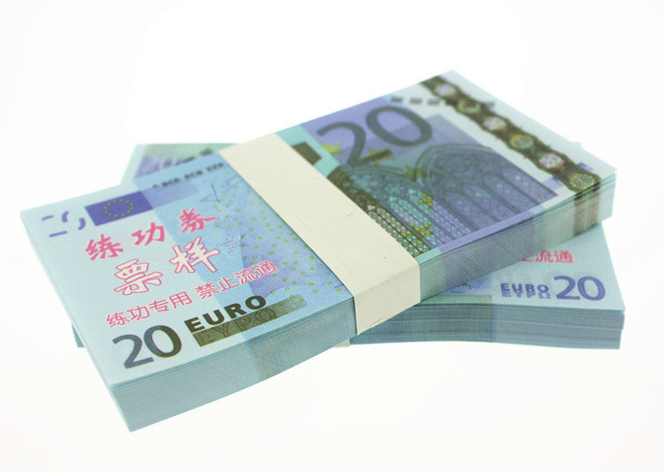 Euro Banknotes Paper Play Money Movie Props