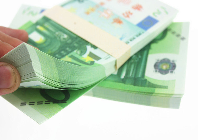 Euro Banknotes Paper Play Money Movie Props