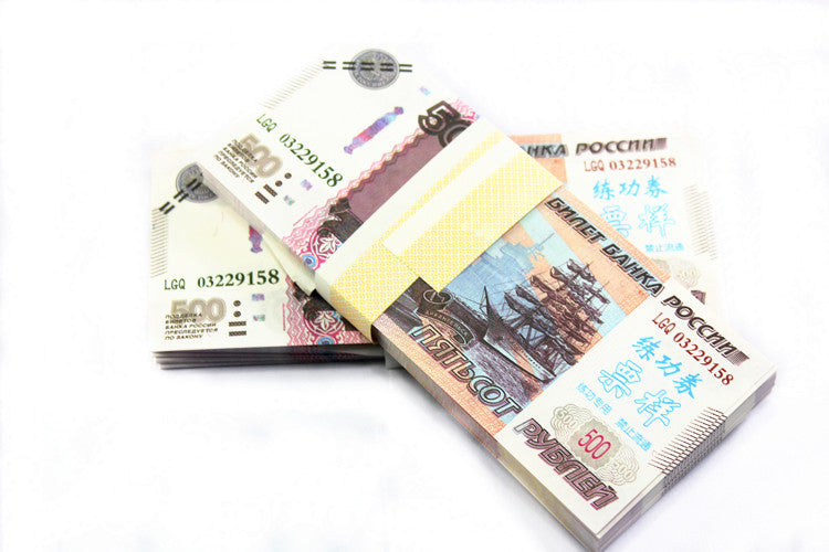 Russian Ruble Banknotes Paper Play Money Movie Props
