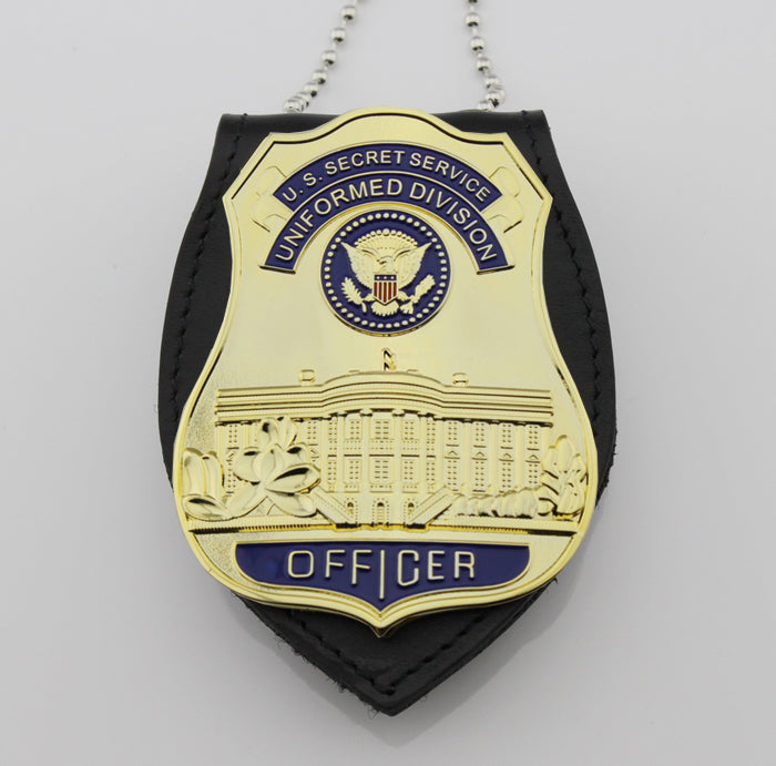 Multi-purpose Holder/ Holster/ Wallet For Multi-size Police Badges First-layer Genuine Leather