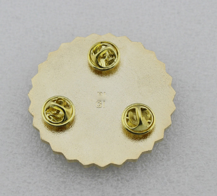 US President Service Badge Solid Copper Brooch Pin Replica Movie Props