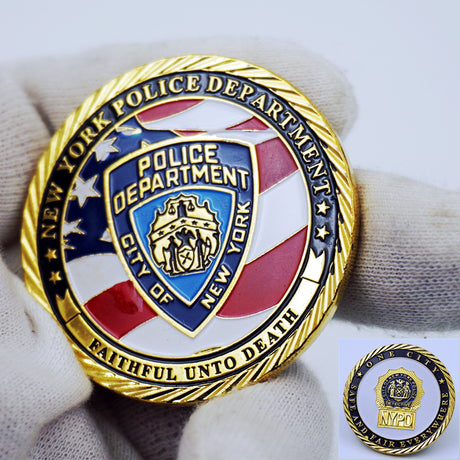 NYPD New York Police Badge Challenge Coin